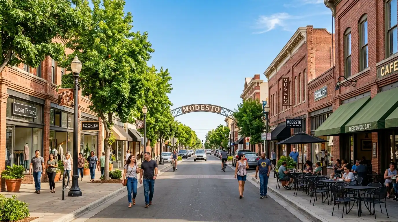Downtown Modesto California