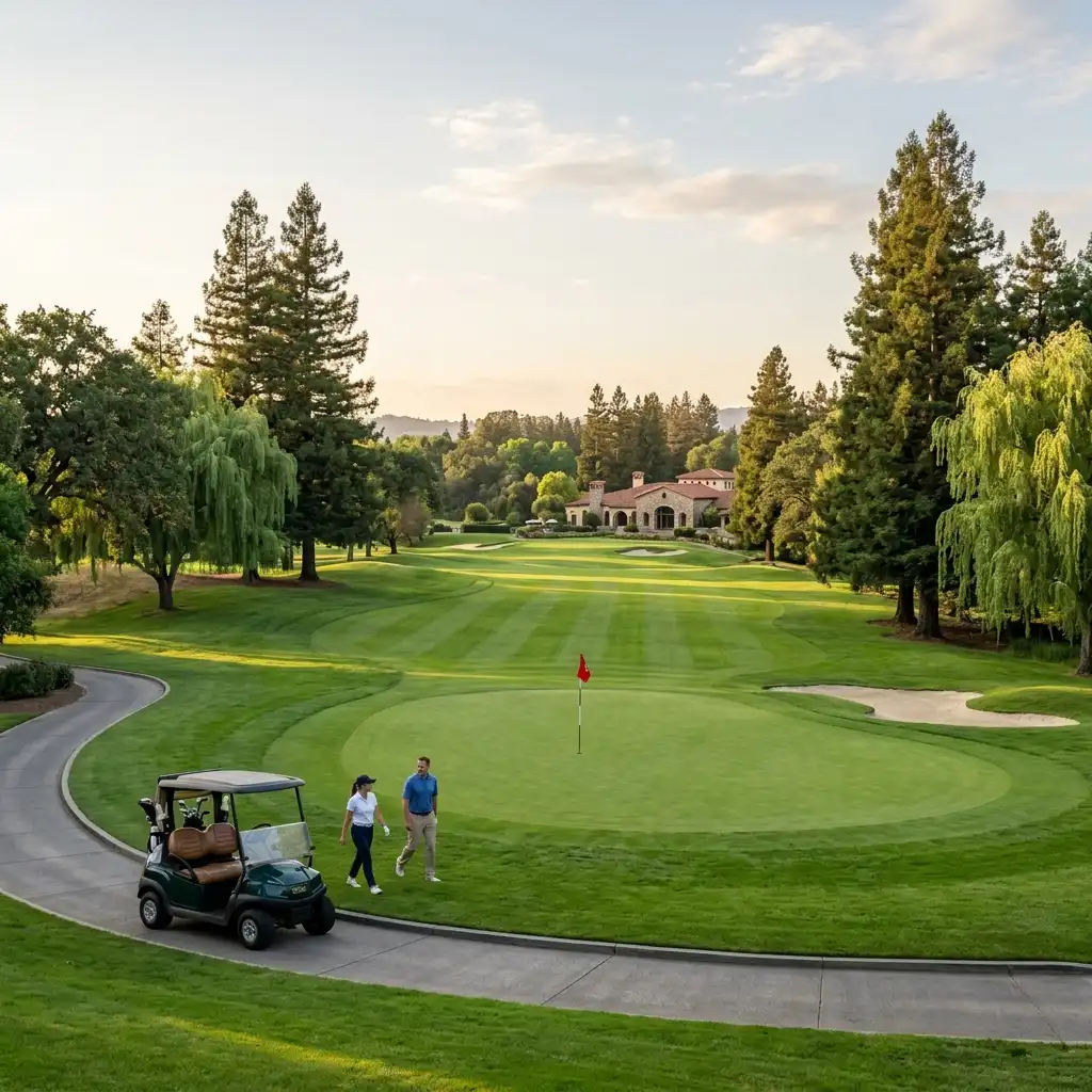 Golf_cart_parked_on_course