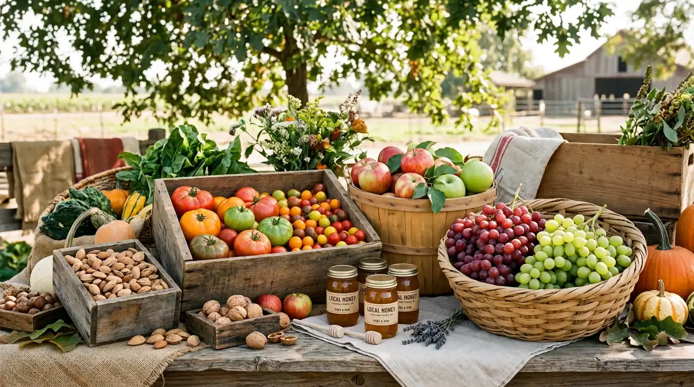 Fresh produce from Stanislaus County farms
